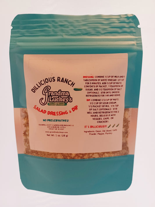 Dillicious Ranch Salad Dressing & Dip