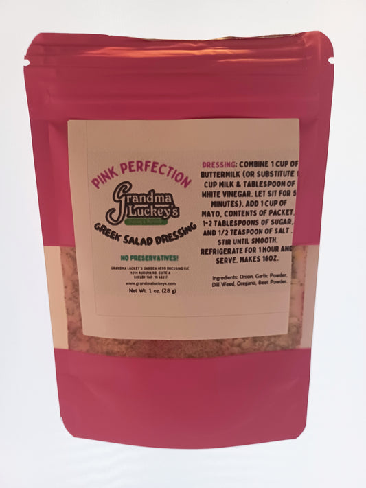 Pink Perfection Greek Dressing