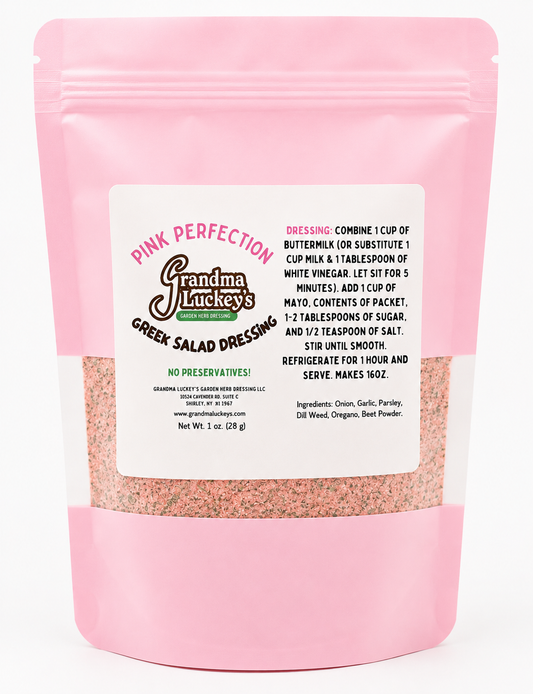Pink Perfection Greek Dressing
