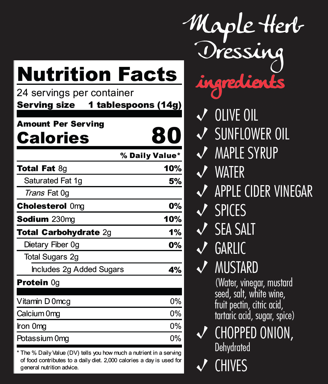 Maple Herb Dressing